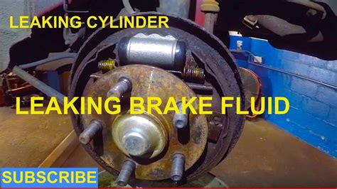 wheel cylinder leaking|How to Replace a Brake Wheel Cylinder